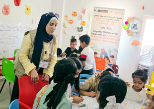 Hebron YDRC Implements a Series of Psychosocial Support Activities for Children at Nrsan Cultural Center under Child Protection and Emergency Education Project