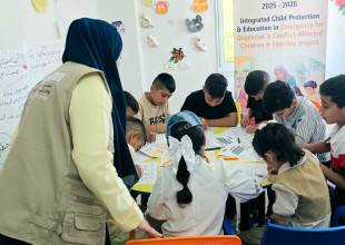 Hebron YDRC Implements a Series of Psychosocial Support Activities for Children at Nrsan Cultural Center under Child Protection and Emergency Education Project