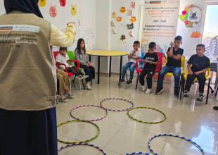 Hebron YDRC Implements a Series of Psychosocial Support Activities for Children at Nrsan Cultural Center under Child Protection and Emergency Education Project