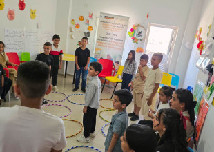 Hebron YDRC Implements a Series of Psychosocial Support Activities for Children at Nrsan Cultural Center under Child Protection and Emergency Education Project