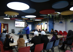 Visit of American Spaces Representatives to the American Space at YDRC Hebron: Strengthening Educational Collaboration