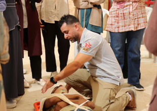 MAP تنفذ تدريباً في الإسعاف الأولي بالتعاون مع مركز مصادر