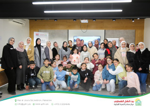 Hebron YDRC Concludes the first "Wellbeing Camp"