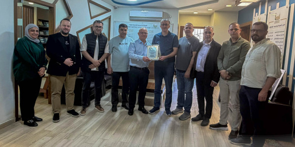 Hebron YDRC Visits Hebron Food Trade Association to Strengthen Cooperation Frameworks