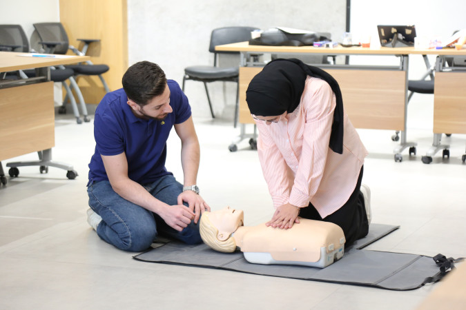 MAP تنفذ تدريباً في الإسعاف الأولي بالتعاون مع مركز مصادر