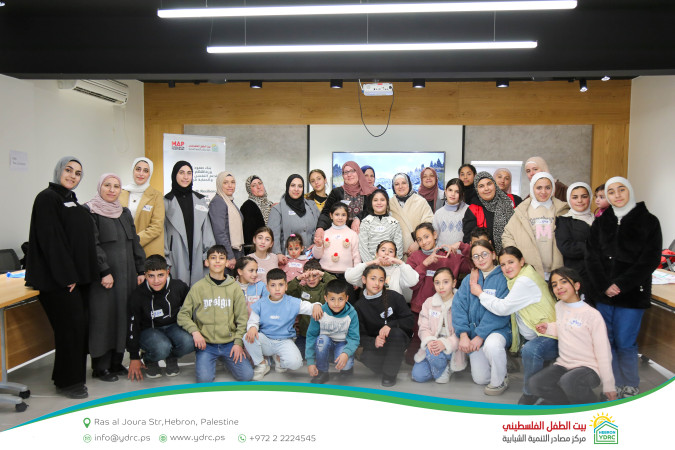 Hebron YDRC Concludes the first "Wellbeing Camp"